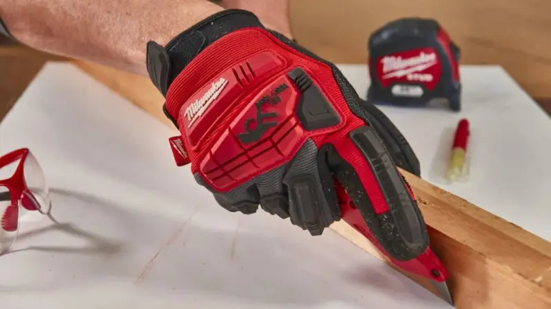 Pracovní demoliční rukavice Milwaukee IMPACT DEMOX, velikost 7 (S), 1 pár, 4932498481